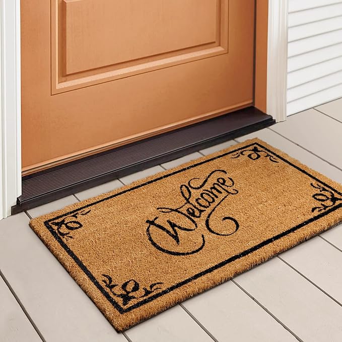 LuxUrux Coco Coir Welcome Mat by LuxUrux