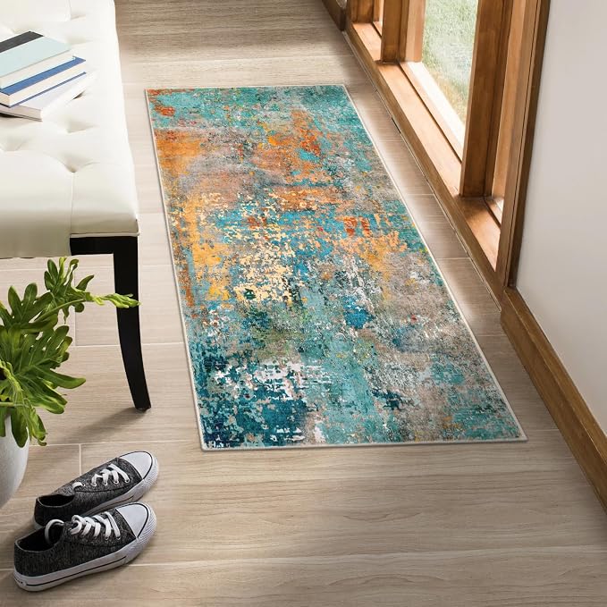 Lahome Modern Abstract Runner Rug - Image 2