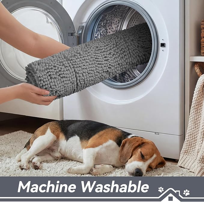 Bcoimo Super Absorbent Dog Door Mat, Pet Rugs - Image 5