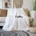 Tuddrom Decorative Extra Soft Faux Fur Blanket Twin Size 70" x 78", Solid by Tuddrom
