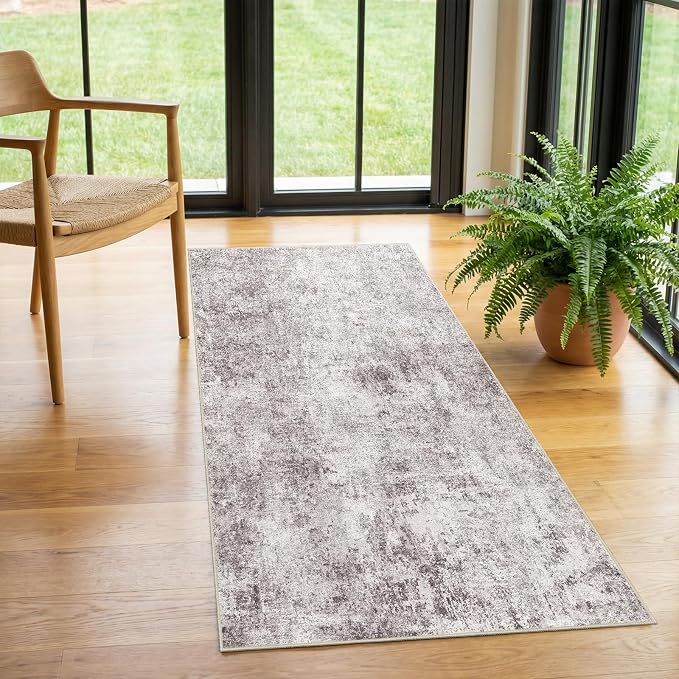 2x4 Area Rug for Entryway: Low Pile Washable Rug by Puino