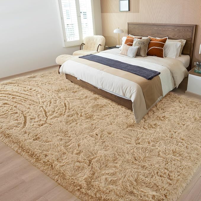 Merelax Soft Modern Indoor Large Shaggy Rug - Image 2