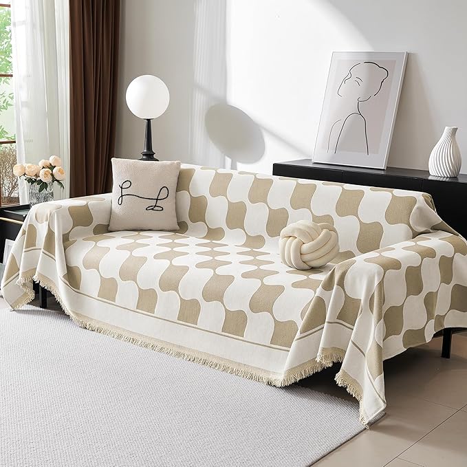 MEETSKY Oversized Sofa Cover Couch Cover - Image 2