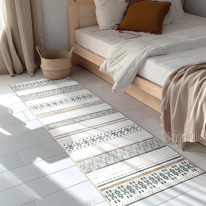 BESTSWEETIE 2x6 Area Rugs for Living Room Washable Moroccan Farmhouse Neutral - Image 7