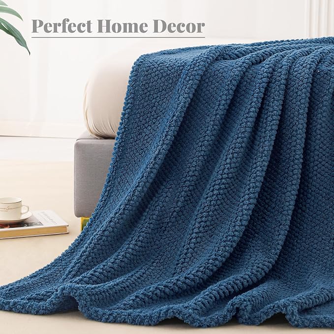 Whale Flotilla King Size Fuzzy Fleece Blanket - Image 7
