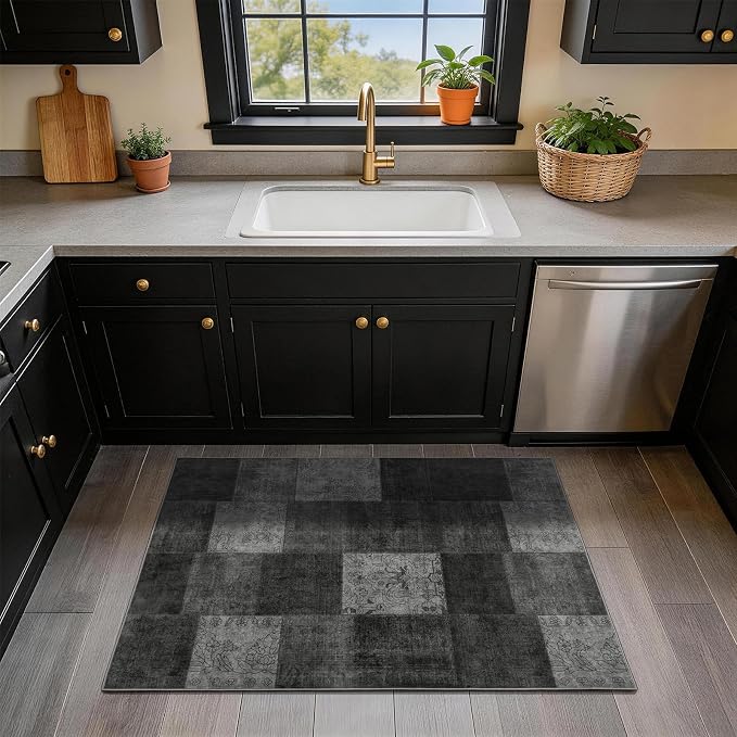 LIANLAM 2x3 Washable Entryway Rug, Non-Slip Indoor Door Mat - Image 4