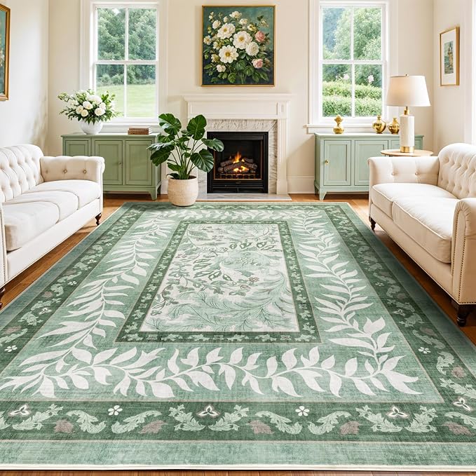 LIANLAM Washable Rug Area Rugs for Living Room by LIANLAM
