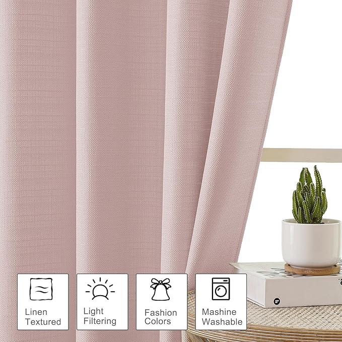 OWENIE Bob 1 PCS Blush Valances - Image 2