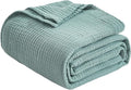 EMME Cotton Throw Blanket for Couch Soft Muslin Blankets 50"x60" Lightweight by EMME