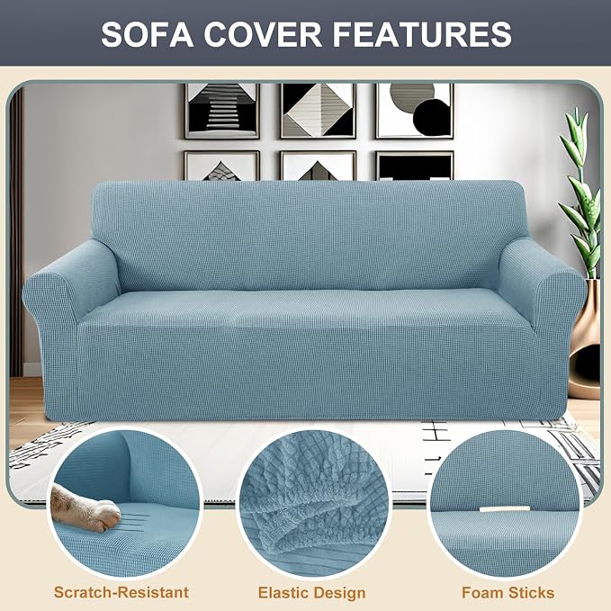 Stretch Couch Cover Washable Sofa Slipcover Furniture Protector - Image 3