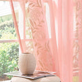jinchan Winslow Sheer Curtains 96 Inch by JINCHAN