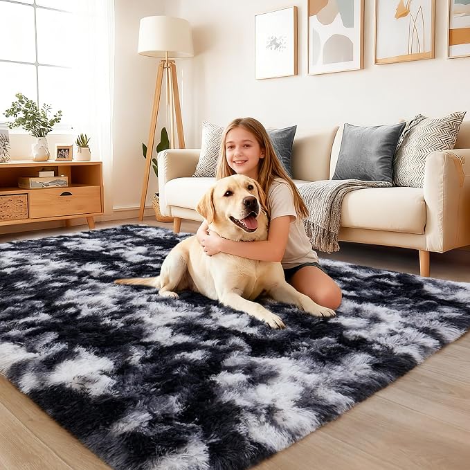 Rug for Living Room Bedroom, 5x7 Area Rugs for Living Room, Ultra Soft Modern - Image 7