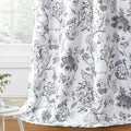 H.VERSAILTEX Blackout Curtains 96 Inch Length 2 Panels Set Floral Print Curtain by HVERSAILTEX