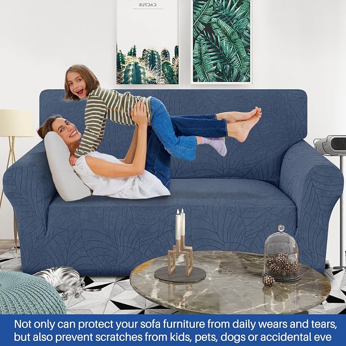 YEMYHOM Couch Cover Latest Jacquard Design High Stretch Sofa Covers - Image 2