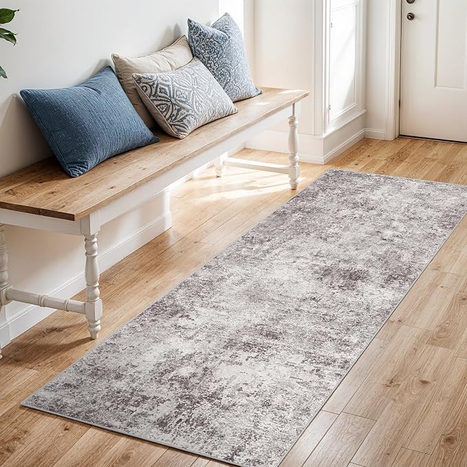 2x5 Washable Kitchen Runner Rug – Abstract Non-Slip Mat - Image 2