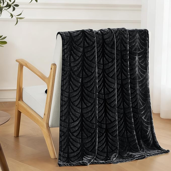 Whale Flotilla Flannel Fleece Throw Blanket - Image 2