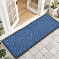 OLANLY Front Door Mat Outside Entrance 47x17, Heavy Duty Sturdy Natural Rubber by OLANLY