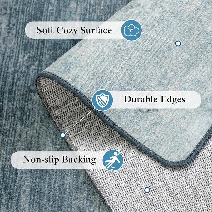 LIANLAM Washable Rug 5x7 Area Rugs - Image 9