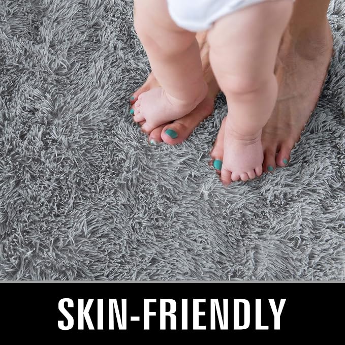 TWINNIS Super Soft Shaggy Rugs Fluffy Carpets, 10x14 Feet, Indoor Modern Plush - Image 3