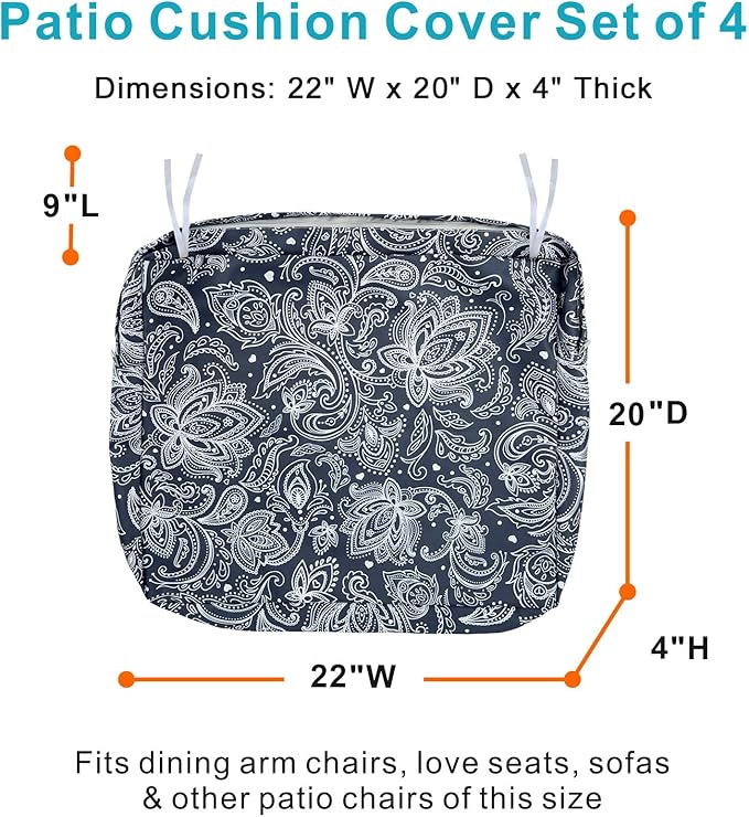 NettyPro Outdoor Cushion Covers - Image 5