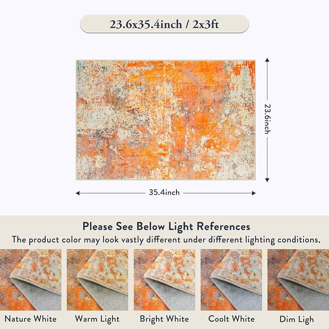 Lahome Modern Abstract Small 2x3 Rug - Image 2