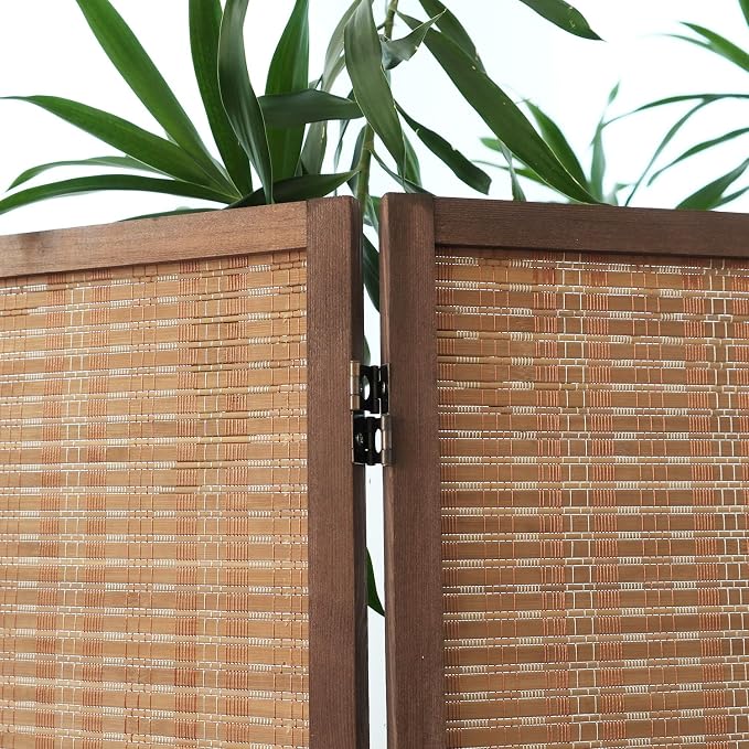 Furnnylane 3 Panel Bamboo Room Divider - Image 4