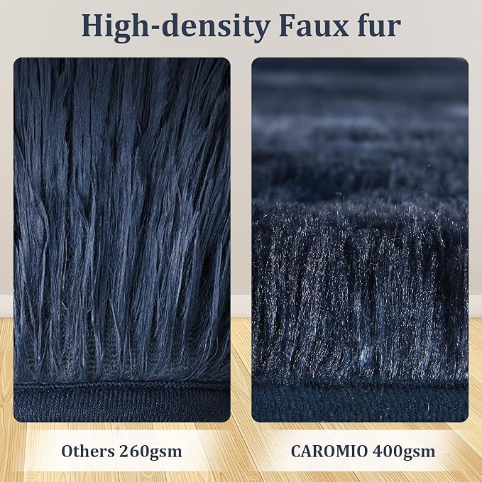 CAROMIO 10x13 Area Rugs for Living Room Extra Large Fluffy Rug Non-Slip - Image 2
