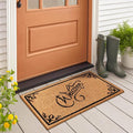 LuxUrux Welcome Mat Outdoor Coco Coir Doormat, by LuxUrux