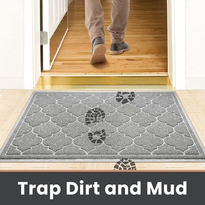 LuxStep Door Mat Large 24x36 Inch Indoor Outdoor Doormat, Non-Slip Low-Profile - Image 5