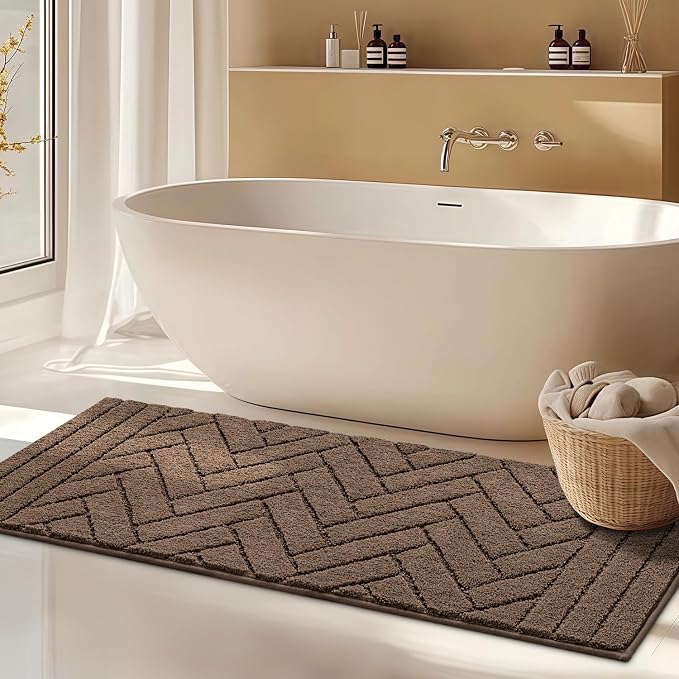 hicorfe Indoor Doormat, Front Back Door Mat Rubber Backing Non Slip Door Mats by Hicorfe