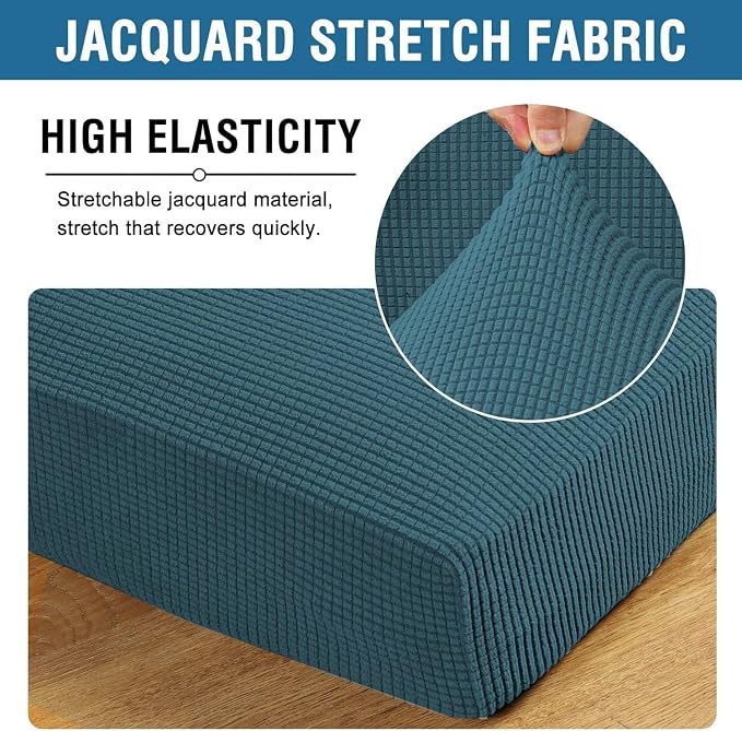 H.VERSAILTEX Super Stretch Individual Chaise Cover Sectional Couch Covers - Image 4