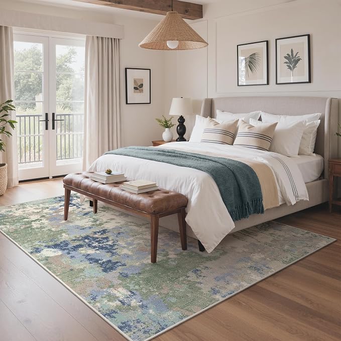 GENIMO 5X7 Washable Modern Area Rugs - Image 3