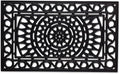 DII Rubber Doormats Collection All Weather, Sun Scroll by DII