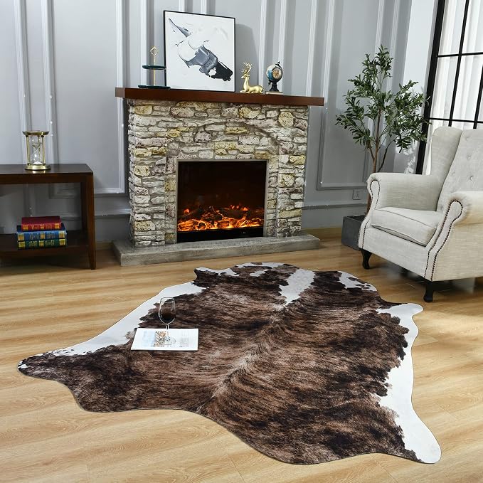 Easycozy Faux Cowhide Large Cow Print Rug - Image 8