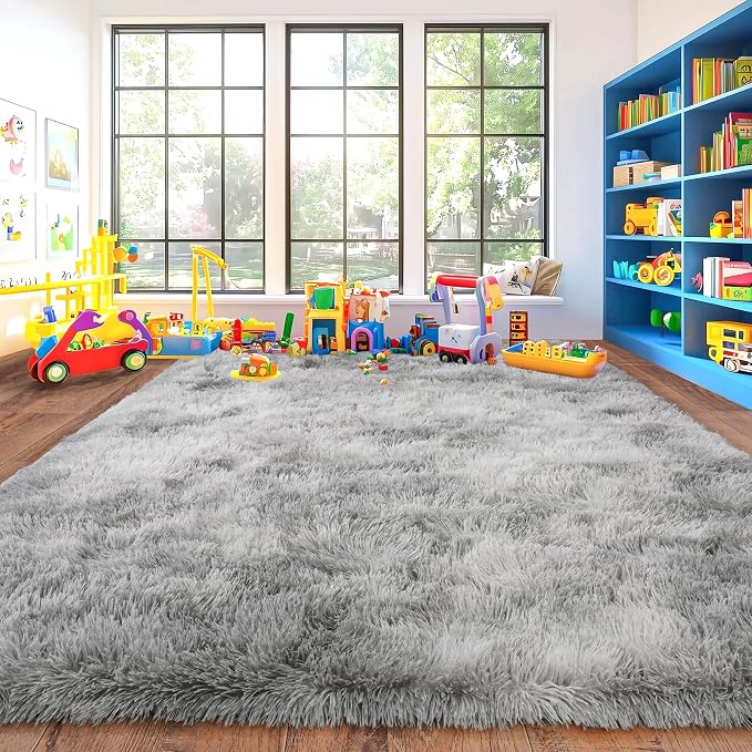 Ultra Soft Fluffy Rugs for Bedroom, Anti-Skid Indoor Carpet Nursery Rugs for - Image 2