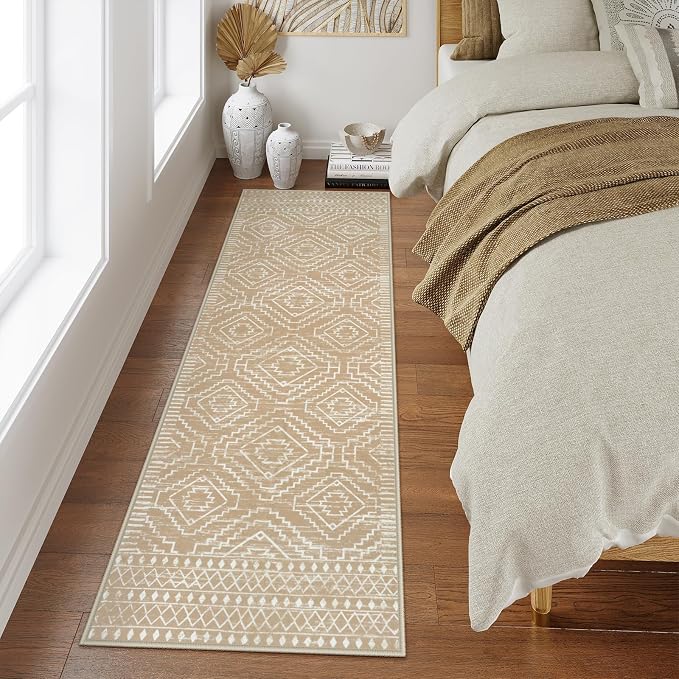 Wonnitar Washable Kitchen Runner Rug 2x6, Moroccan Runners - Image 3