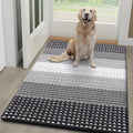 Kitinjoy Indoor Outdoor Door Mat, 48x30 Non-Slip Absorbent Dirt Trapper by Kitinjoy