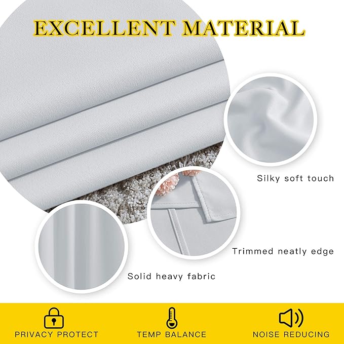 NICETOWN Room Darkening Curtain Panels - Image 5