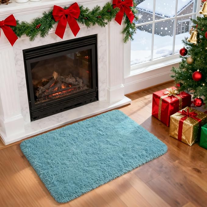 Merelax Modern Soft Fluffy Small Shaggy Rug - Image 8
