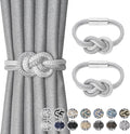 NICEEC 2 Pack Mini Magnetic Curtain Tiebacks Nordic Simple Style Drape Tie by NICEEC
