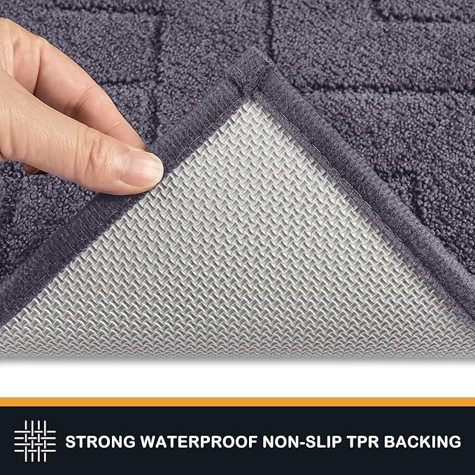 PURRUGS Dirt Trapping Door Mat 32" x 70", Non-Slip Machine Washable Entry Rug - Image 4