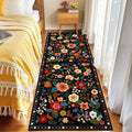 RELEANY Floral Nursery 2x6 Area Rugs Washable Print Boho Cute Carpet Non Slip by RELEANY