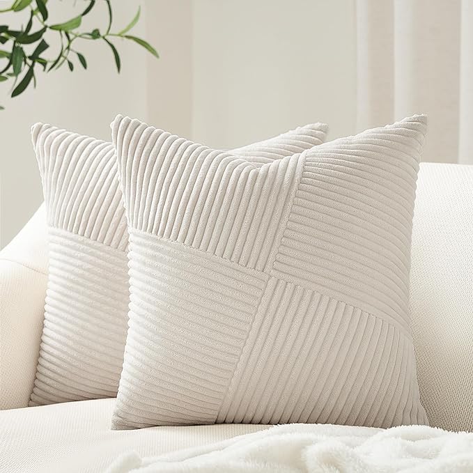 Topfinel 12x12 Inch Decorative Pillow Covers Set of 2 by Topfinel