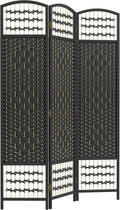 HOMCOM 3 Panel Room Divider, Folding Privacy Screen, 5.6' Room Separator by HOMCOM