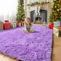 Amdrebio Purple Area Rugs for Bedroom Girls Room Decor Aesthetic, 5x7 Cute by Amdrebio