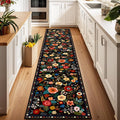 RELEANY Floral Nursery 2x10 Area Rugs Washable Print Boho Cute Carpet Non Slip by RELEANY