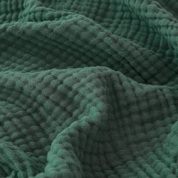 EMME Cotton Muslin Large Throw Blanket Couch Breathable Gauze Blanket Soft by EMME