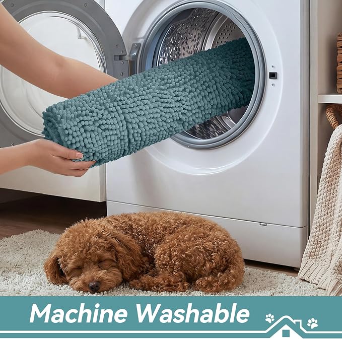 Bcoimo Super Absorbent Dog Door Mat, Pet Rugs - Image 5