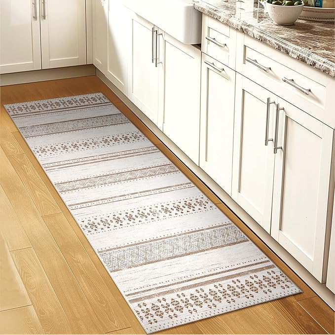 BESTSWEETIE 2x6 Area Rugs for Living Room Washable Moroccan Farmhouse Neutral - Image 7
