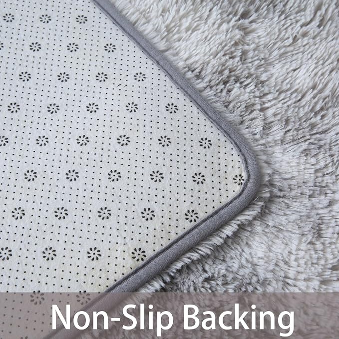 Grey Shag Area Rug 9x12 - Image 6